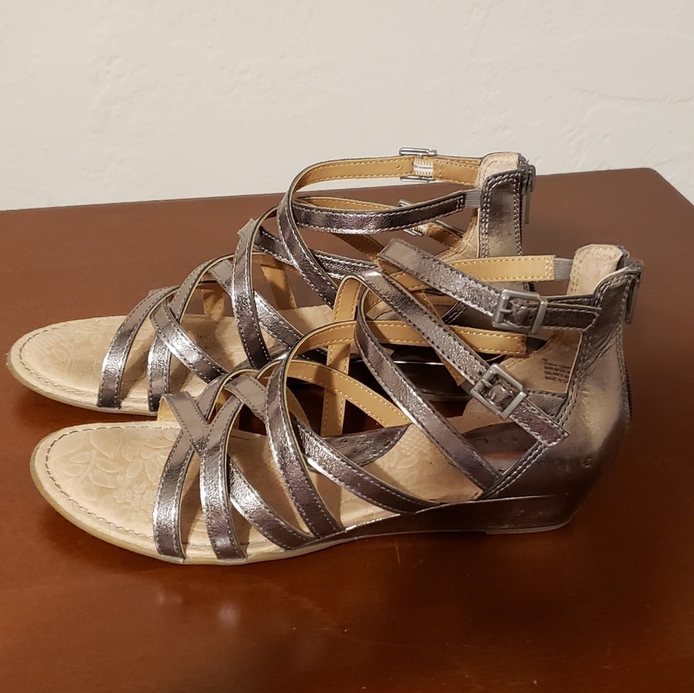 B.O.C Gladiator Silver Sandals